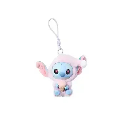 Stitch Eat Something Before Sleep Series Blind Box Plush Vinyl Toys Cute Doll Replica Mystery Box Bag Pendant Decor Gift